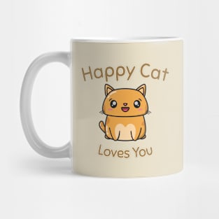 Happy Cat Loves You Mug